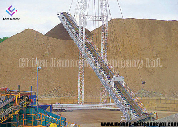 Tinggi Incline Truck Loading Unloading Conveyor, Mining Metalurgi Coal Industry Truck Loading Belt