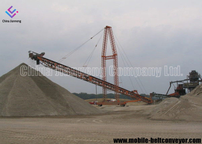Sistem Belt Conveyor Belt Karet Datar Tahan Pakai Untuk Bijih Tembaga Dan Bijih Emas