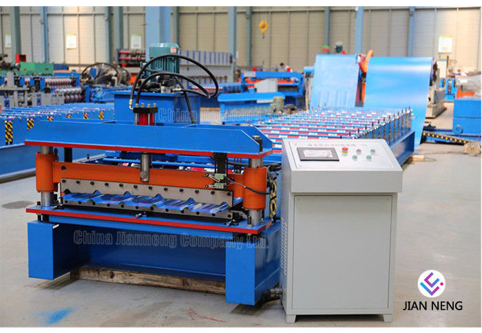 Logam Frame Stud Roll Forming Machine Track Light Steel Material Untuk Atap Curving
