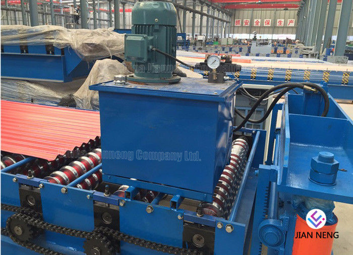 Logam Frame Stud Roll Forming Machine Track Light Steel Material Untuk Atap Curving