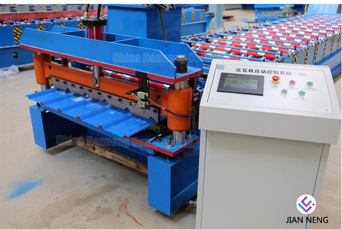 Logam Frame Stud Roll Forming Machine Track Light Steel Material Untuk Atap Curving