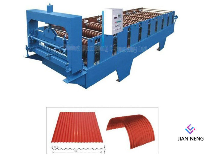 380V Full Automatic Berdiri Seam Metal Roof Machine Dalam Kecepatan 0-15 M / Min