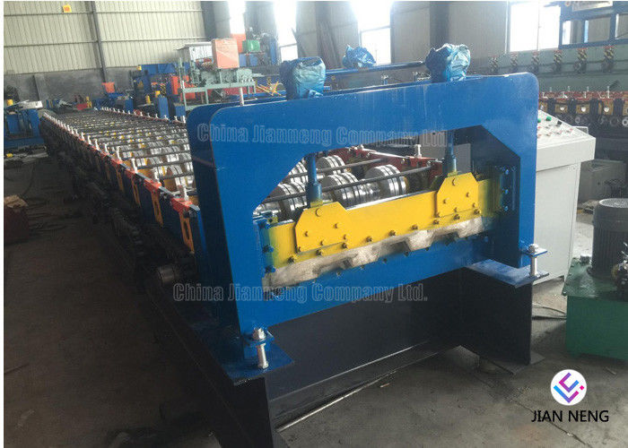 4kw Mesin Roll Forming Logam Standar, Mesin Lembaran Atap Dengan Kontrol PLC Siemens