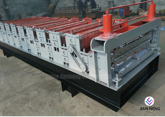 Warna Atap Metal Profil Atap Lembaran Logam Mesin Dengan 3 Grup Rollers