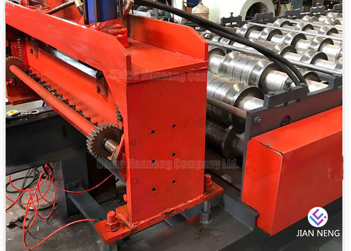 Warna Atap Metal Profil Atap Lembaran Logam Mesin Dengan 3 Grup Rollers