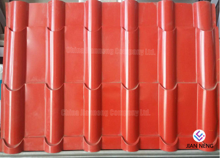 Warna Atap Metal Profil Atap Lembaran Logam Mesin Dengan 3 Grup Rollers