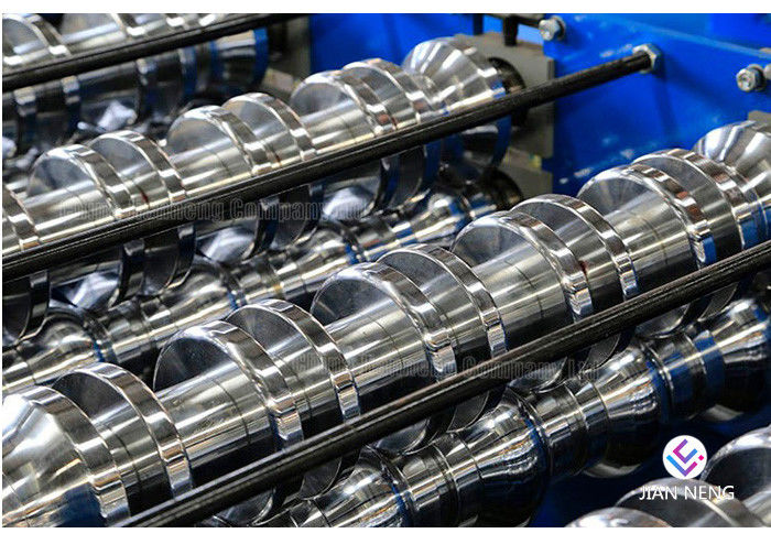 Disesuaikan Roll Forming Equipment 15 M / Min Kecepatan Aluminium Atap Lembar Membuat Mesin