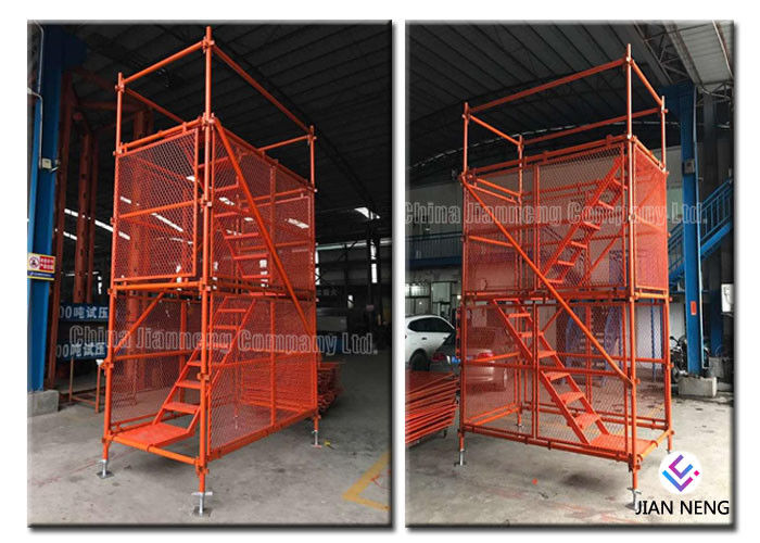 Konstruksi Kandang Konstruksi Instalasi Cepat Sederhana, Step Ladder Cage Untuk Subway Tunnel