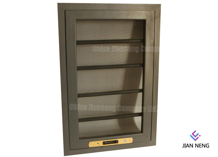 Anti Pencurian Awning Aluminium Windows Dan Pintu Dengan Stainless Steel Security Mesh Pencuri Proof
