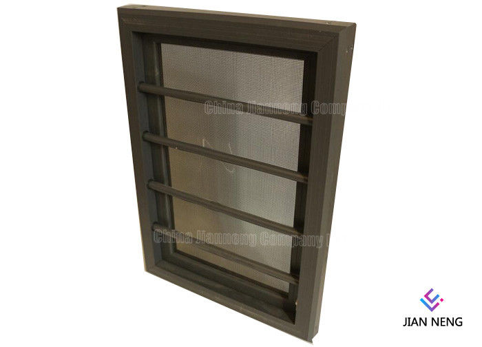 Anti Pencurian Awning Aluminium Windows Dan Pintu Dengan Stainless Steel Security Mesh Pencuri Proof