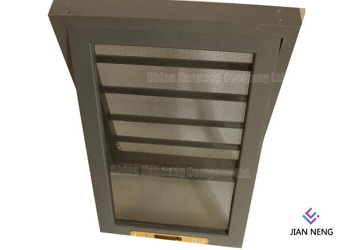 Anti Pencurian Awning Aluminium Windows Dan Pintu Dengan Stainless Steel Security Mesh Pencuri Proof