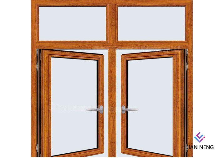 Thermal - Break Aluminium Windows Dan Pintu 6063 - T5 Double Glaze French Casement Window
