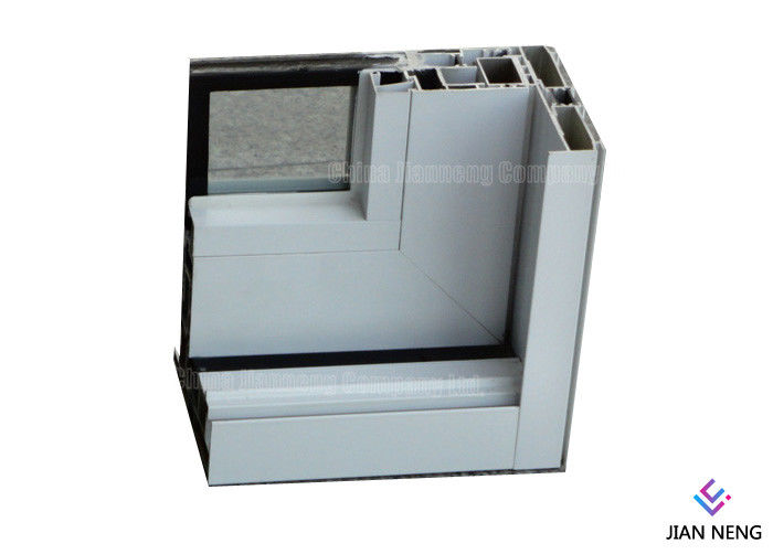 Powder Spray Coated Aluminium Door Profile Bagian Disesuaikan Pilihan Multicolor