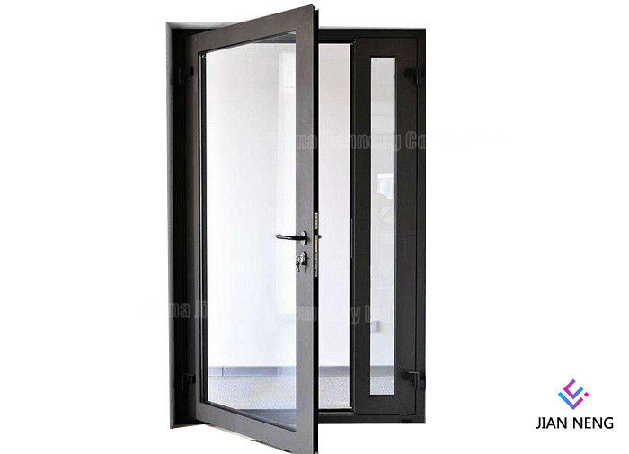 Extruded Aluminium Window Extrusion Profiles Customized Warna Dua Lapisan Kaca