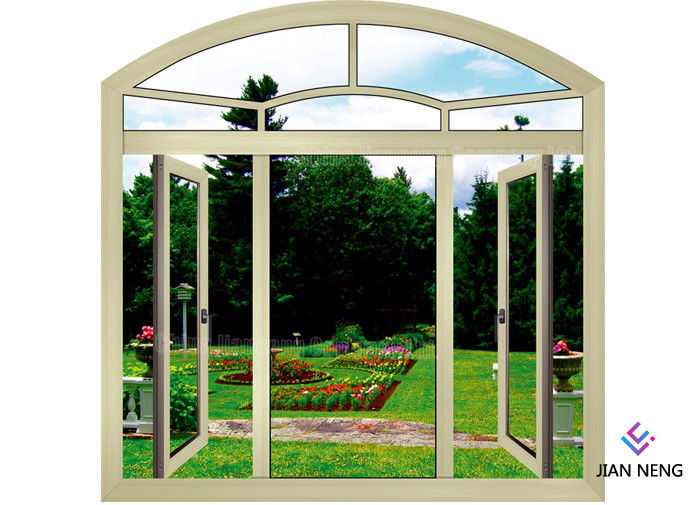 Extruded Aluminium Window Extrusion Profiles Customized Warna Dua Lapisan Kaca