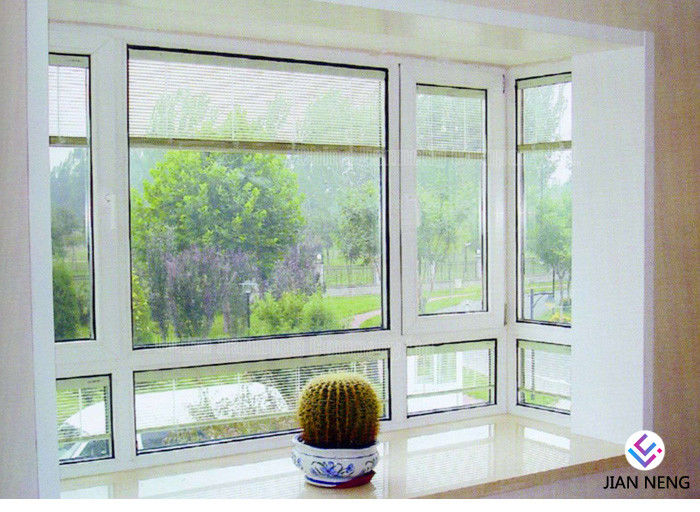 Isolasi Panas 6063-T5 Aluminium Windows Dan Pintu Dengan Mesh Keamanan Stainless Steel