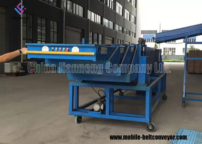 Bergerak Telescopic Truck Memuat Conveyor Tanpa Docks Untuk Paket Kotak Karton Tas