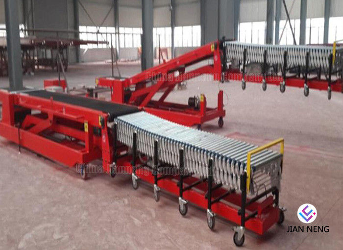 Conveyor Rem yang Dapat Diatur Untuk Pemuatan Dan Bongkar Kontainer 20 Feet 40 Feet