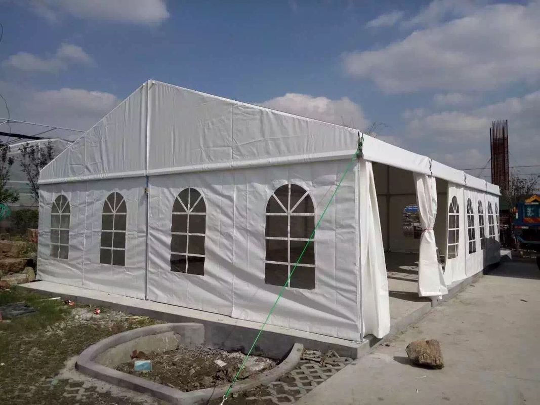 Ukuran Disesuaikan Aluminium Bingkai PVC Cover Tenda Luar Untuk Living / Storage
