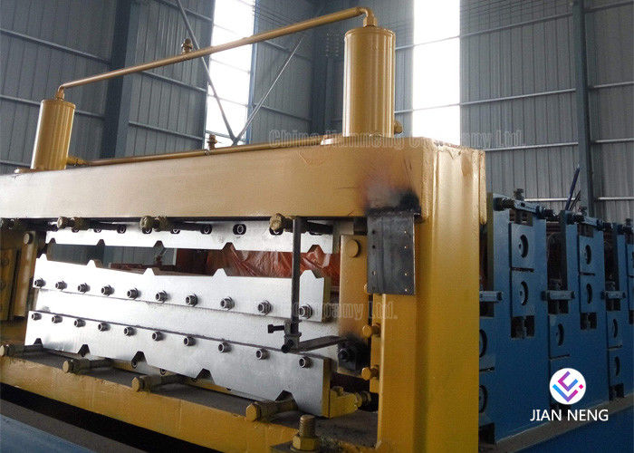 Profil Cladding Lembar Atap Logam IBR, Panel Dinding Mesin Roll Forming Kontrol PLC