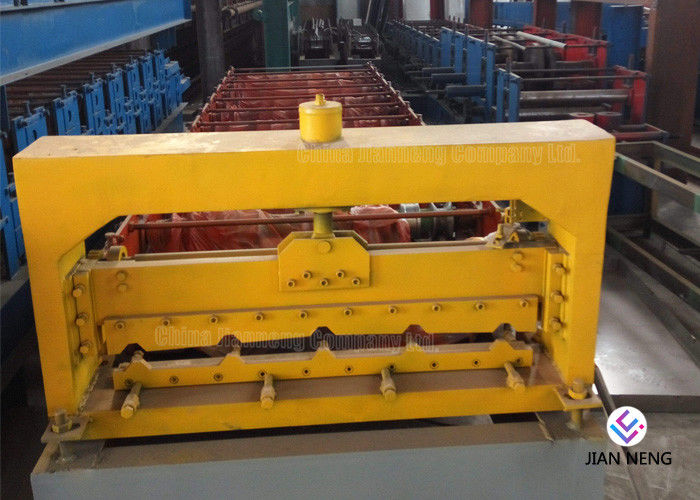 Profil Cladding Lembar Atap Logam IBR, Panel Dinding Mesin Roll Forming Kontrol PLC
