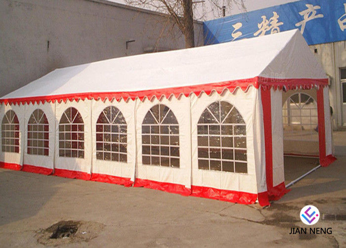 Tenda Pesta Luar Ruangan Ukuran Disesuaikan Dengan Jendela Bening PVC Untuk Dinding Gereja
