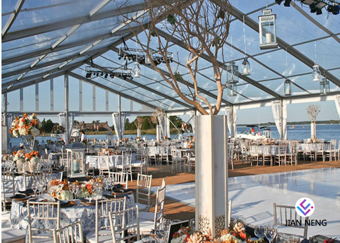 Tenda Pesta Clear Span Tent Aluminium Tent Untuk Restaurant, Wedding European Style