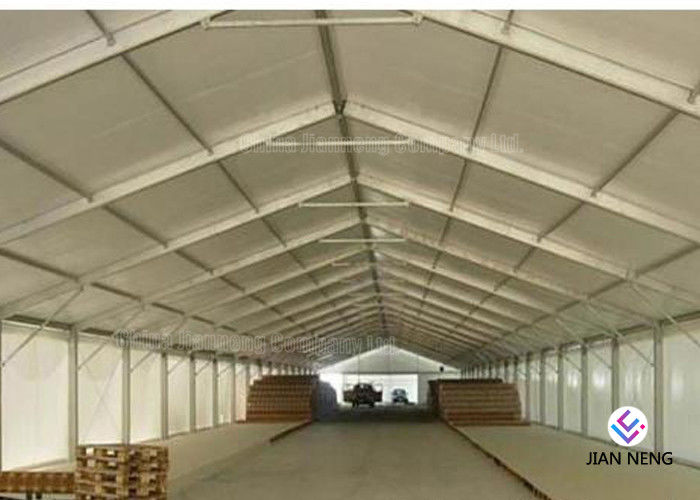 Tenda Acara Kustom Berukuran Berbeda Dengan Kain PVC Putih Untuk Pameran, Gudang