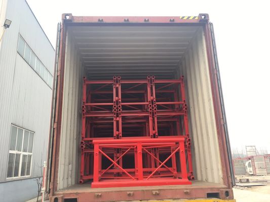 Low Noise Rack And Pinion 40m/Min Construction Hoist Elevator