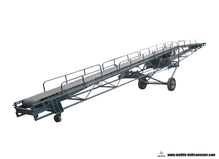 Movable Rubber Telescopic Belt Conveyor Untuk 20ft 40ft Container ...